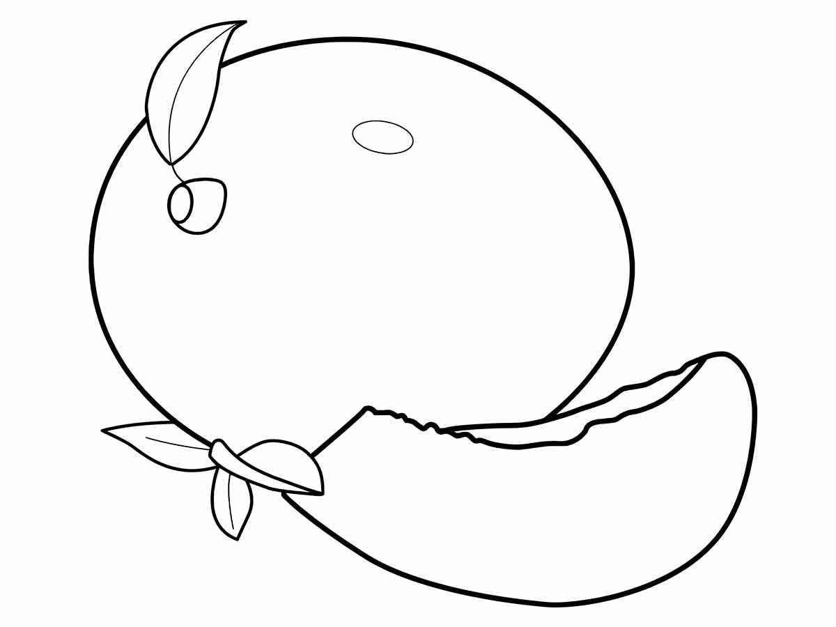 Fruits coloring page (46)