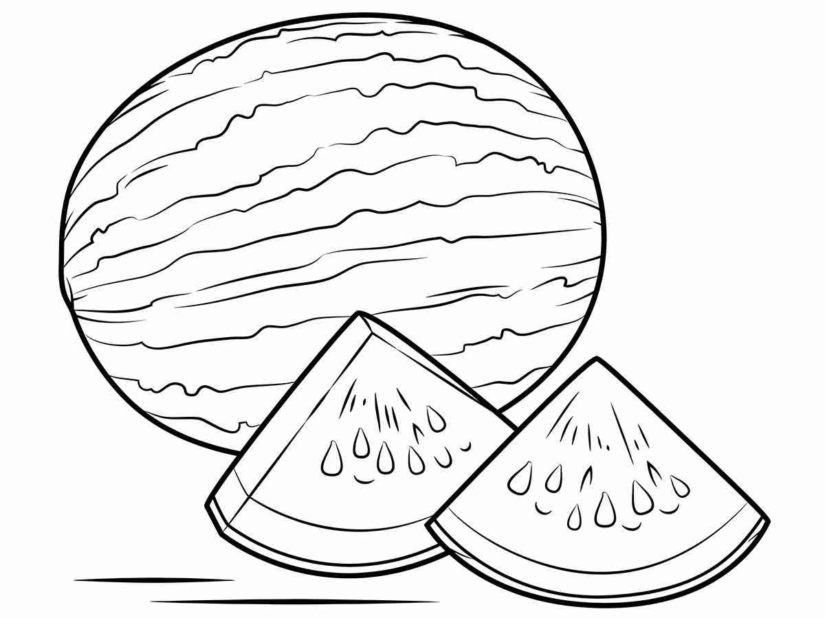 Fruits coloring page (48)