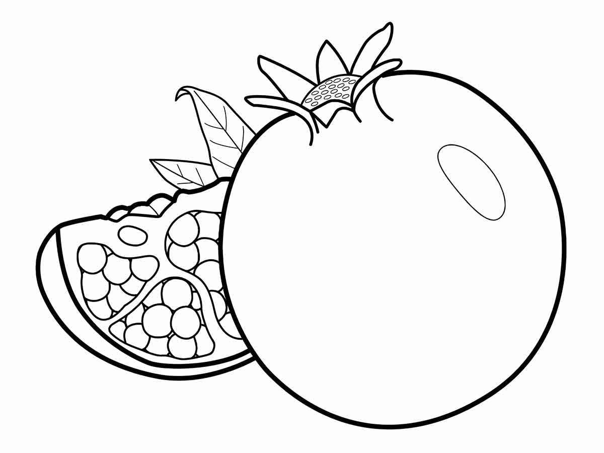 Fruits coloring page (66)