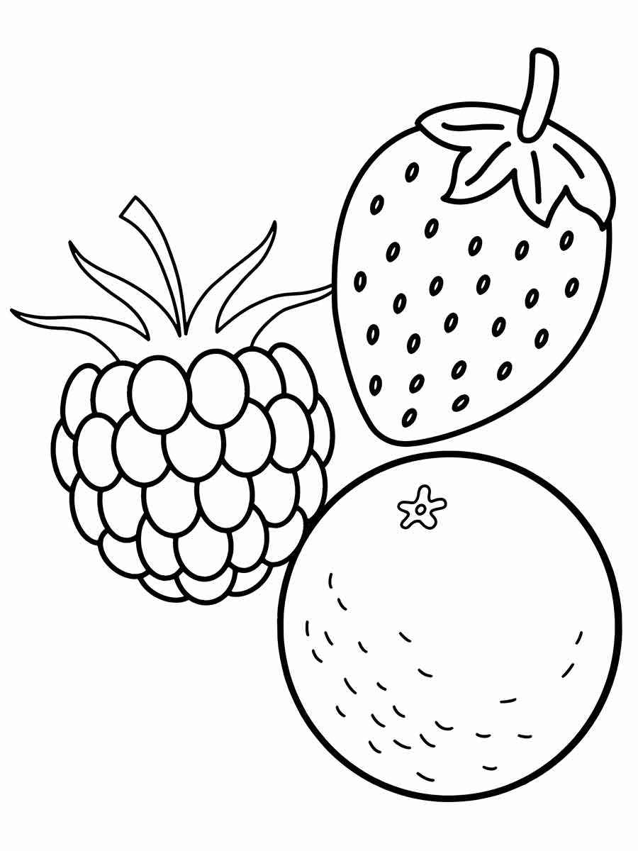 Fruits coloring page (79)