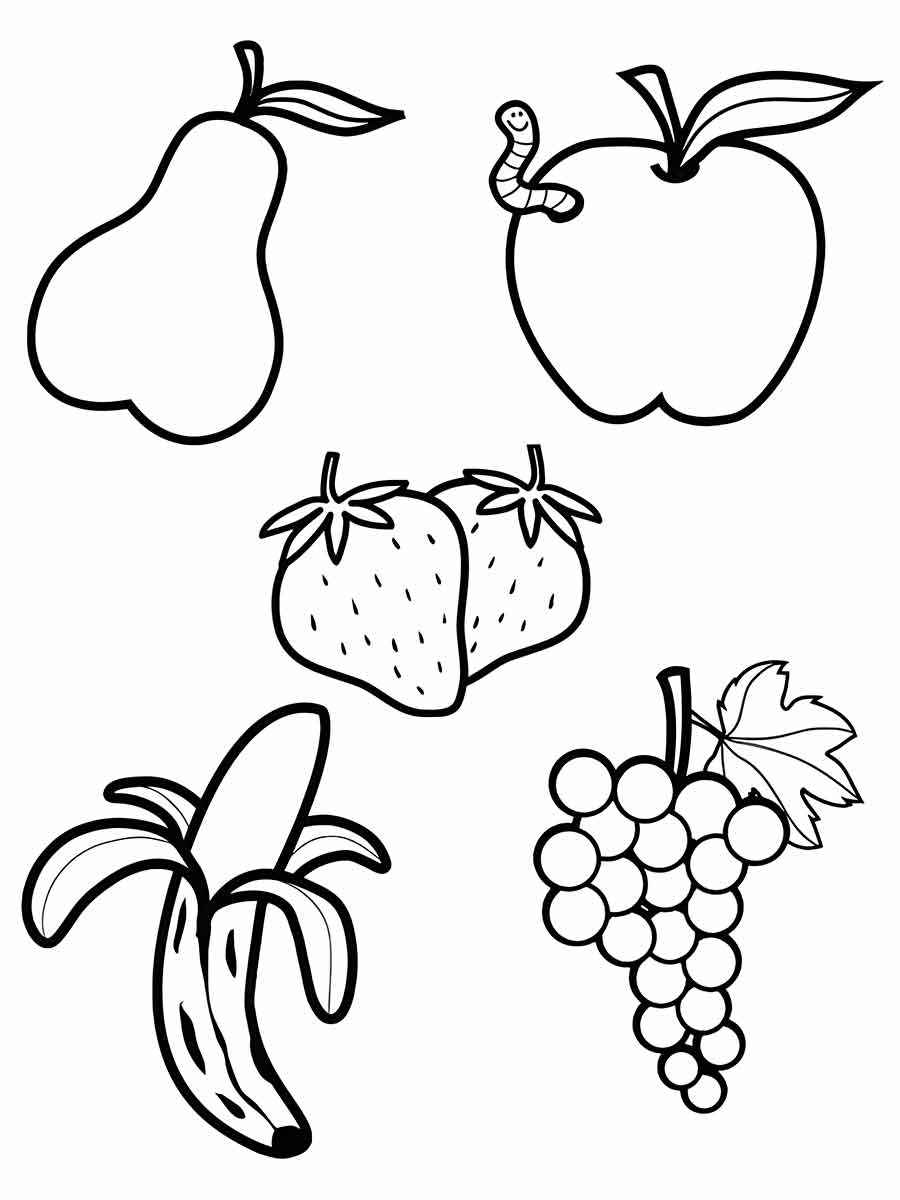 Fruits coloring page (81)