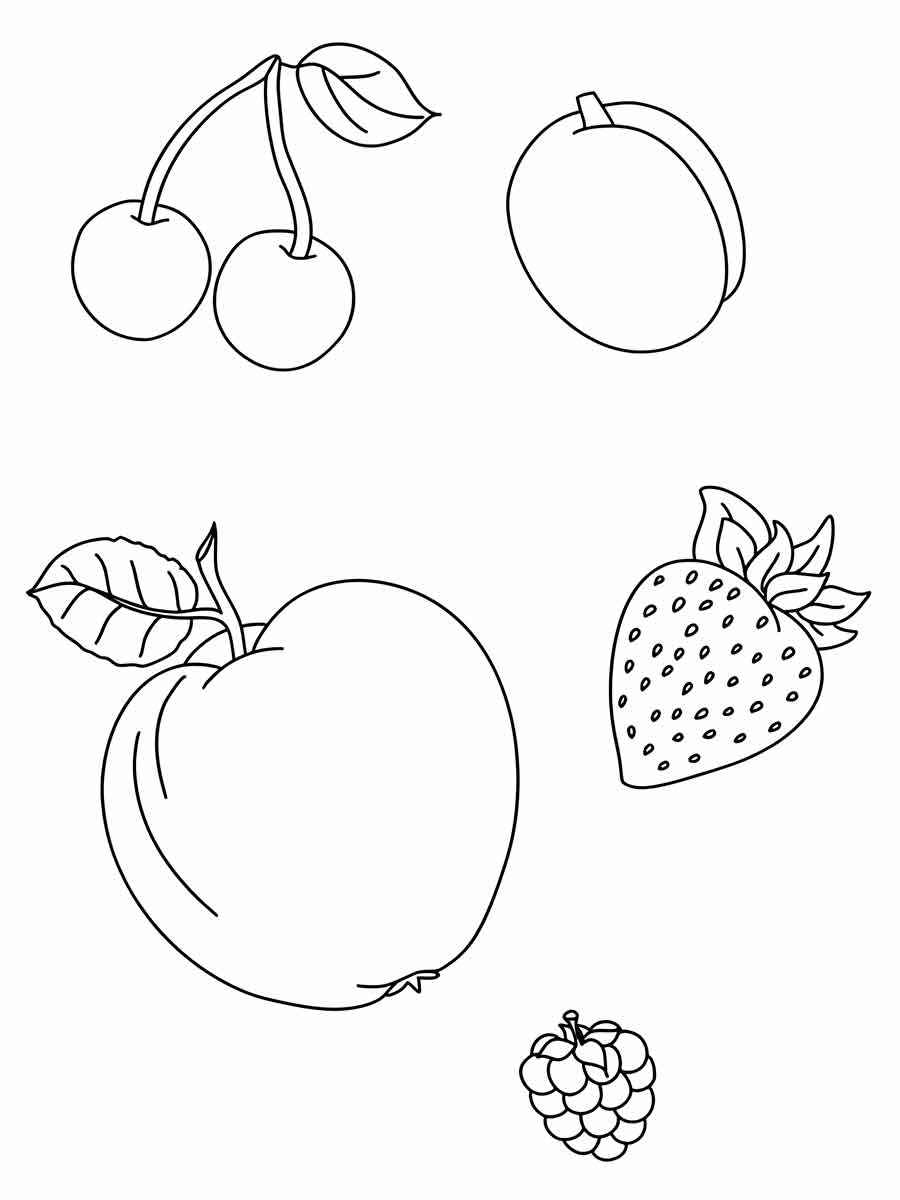 Fruits coloring page (82)