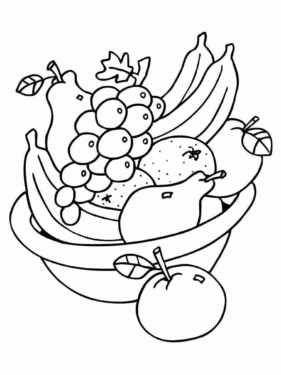 Fruits coloring page (83)