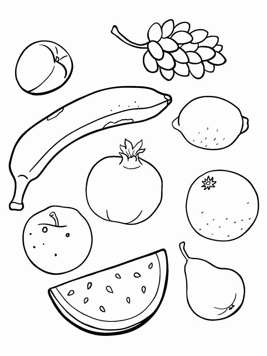 Fruits coloring page (88)