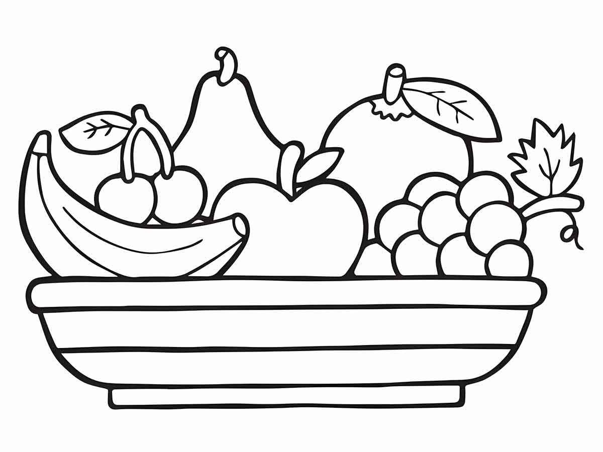 Fruits coloring page (90)