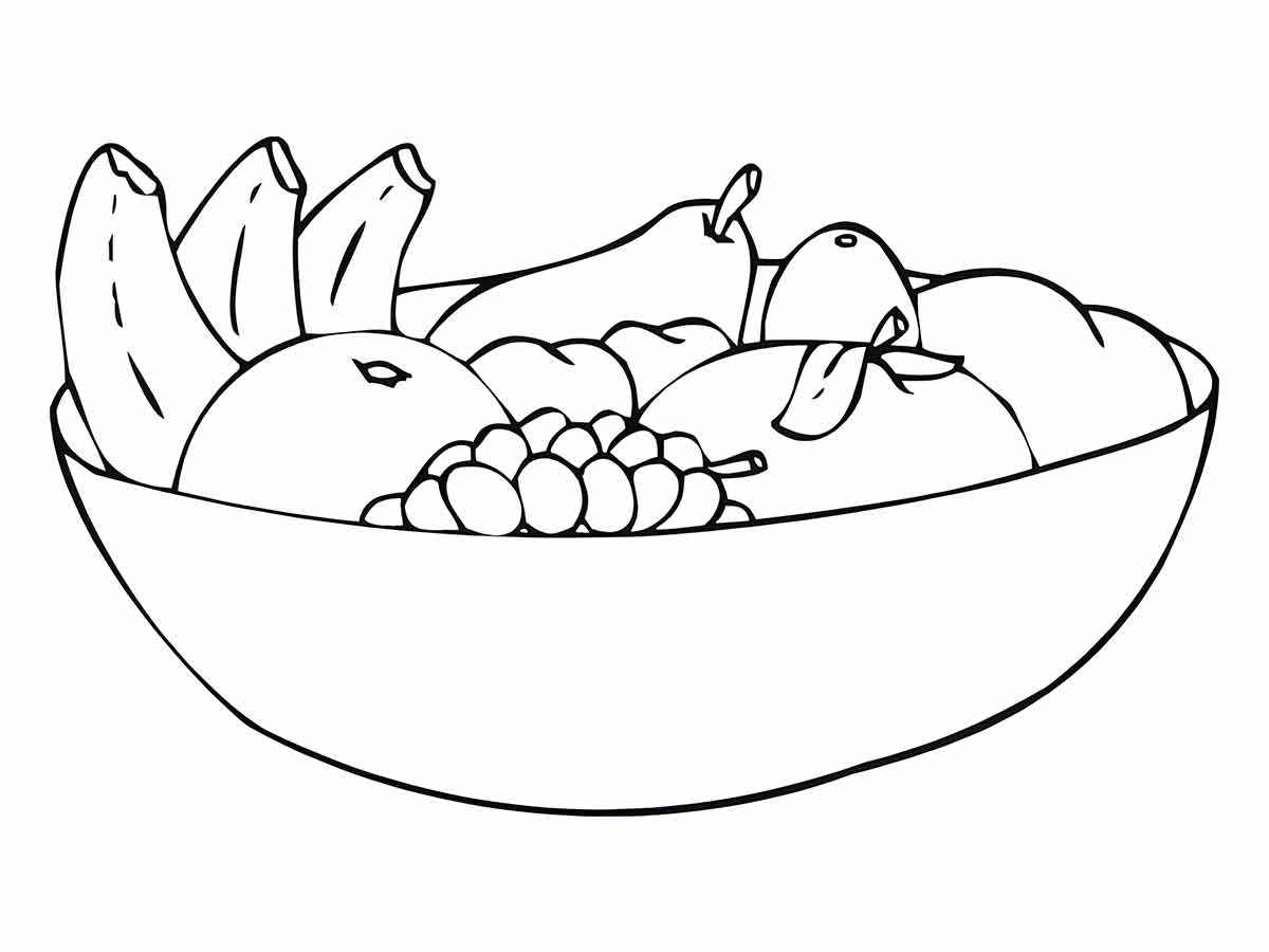 Fruits coloring page (92)