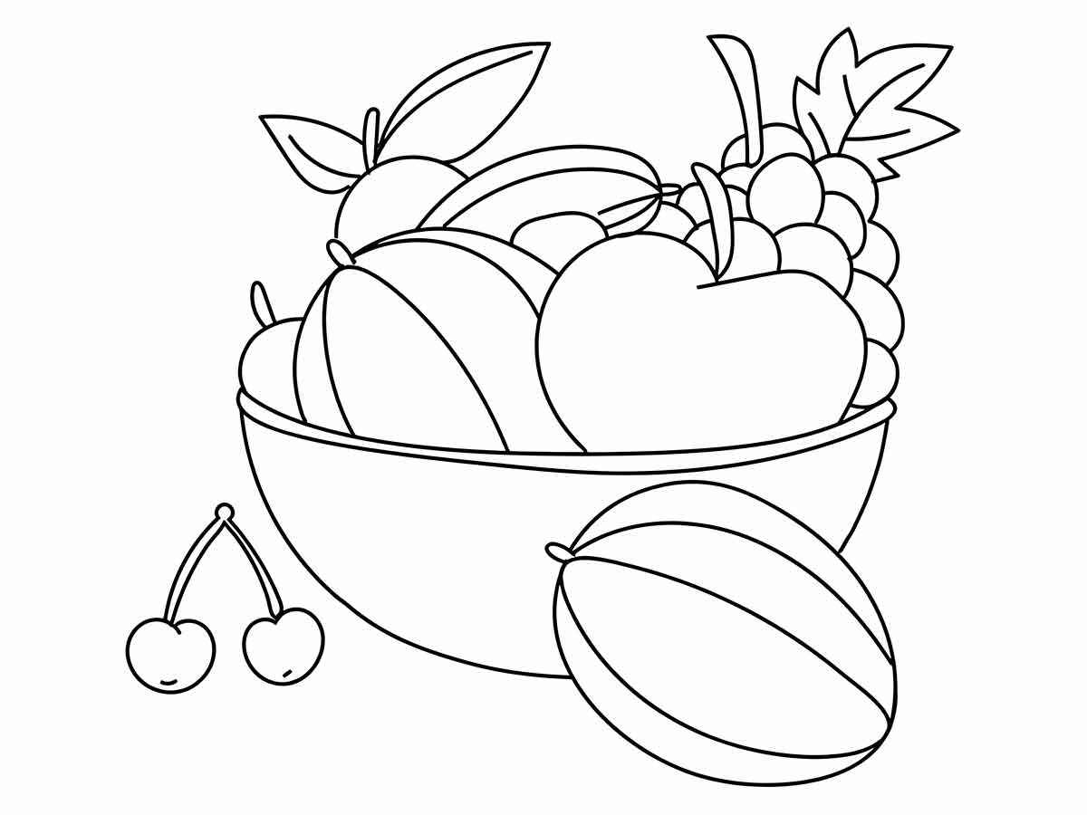 Fruits coloring page (94)