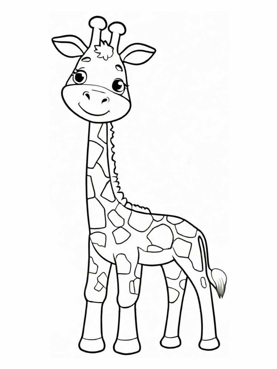 Giraffe coloring page (51)