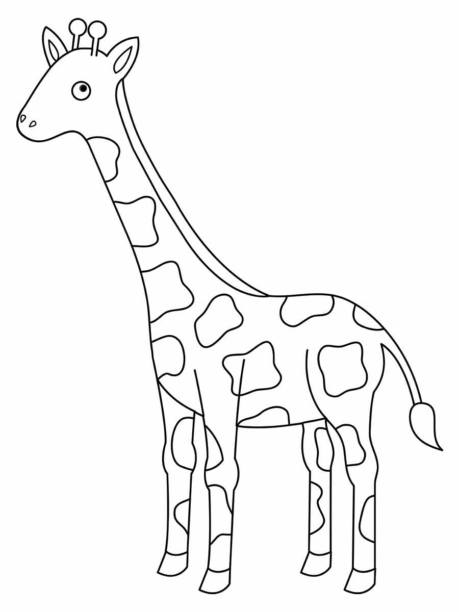 Giraffe coloring page (54)