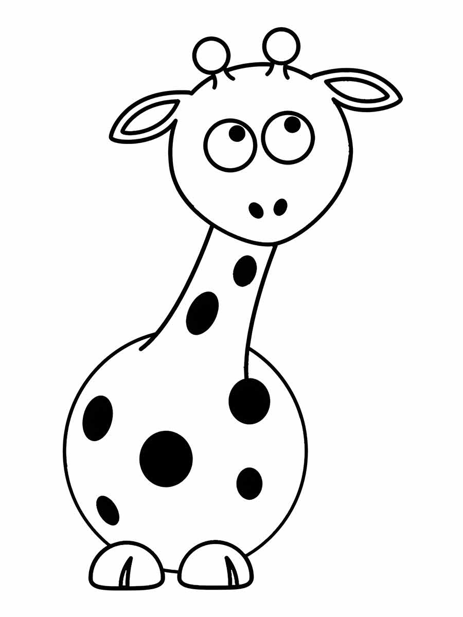 Giraffe coloring page (57)