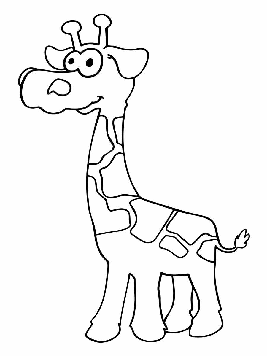 Giraffe coloring page (60)