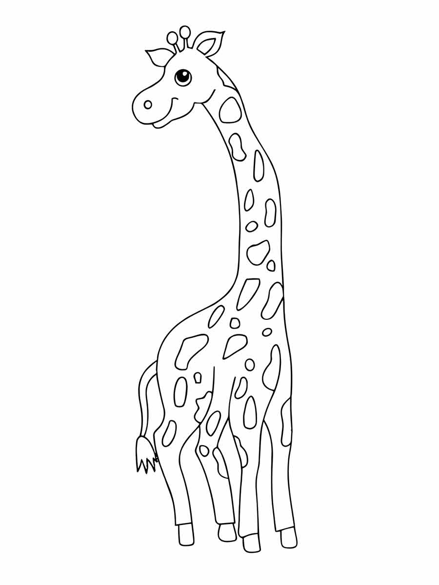 Giraffe coloring page (62)