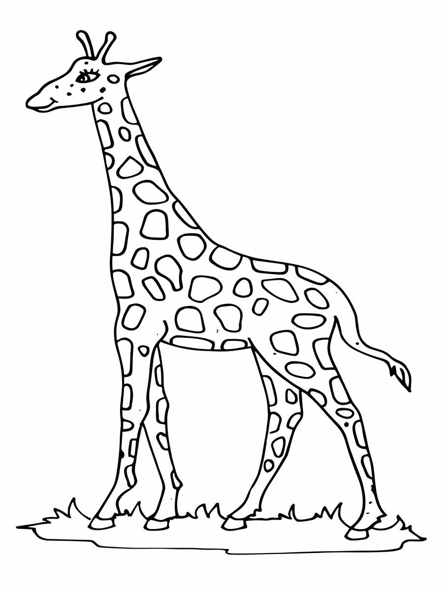 Giraffe coloring page (65)