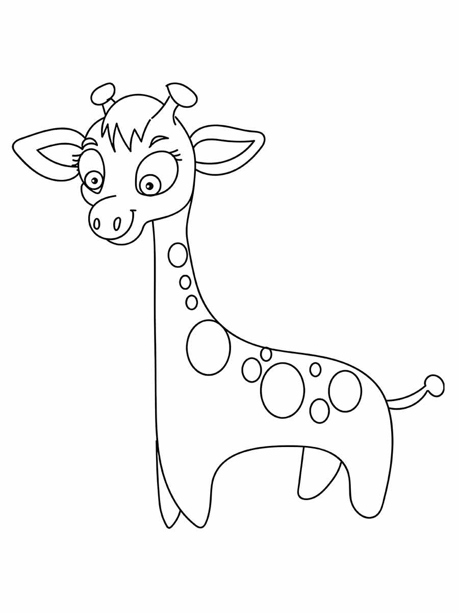 Giraffe coloring page (67)