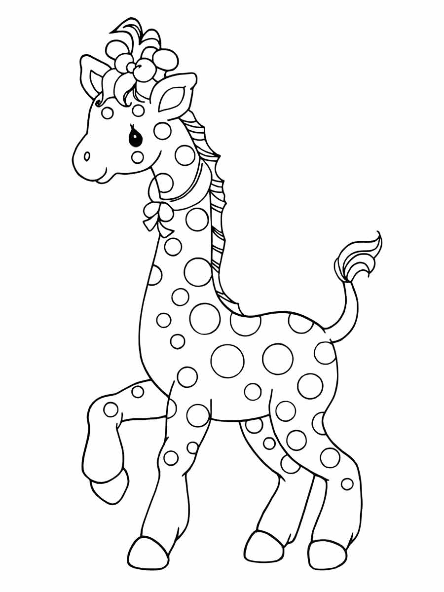 Giraffe coloring page (68)