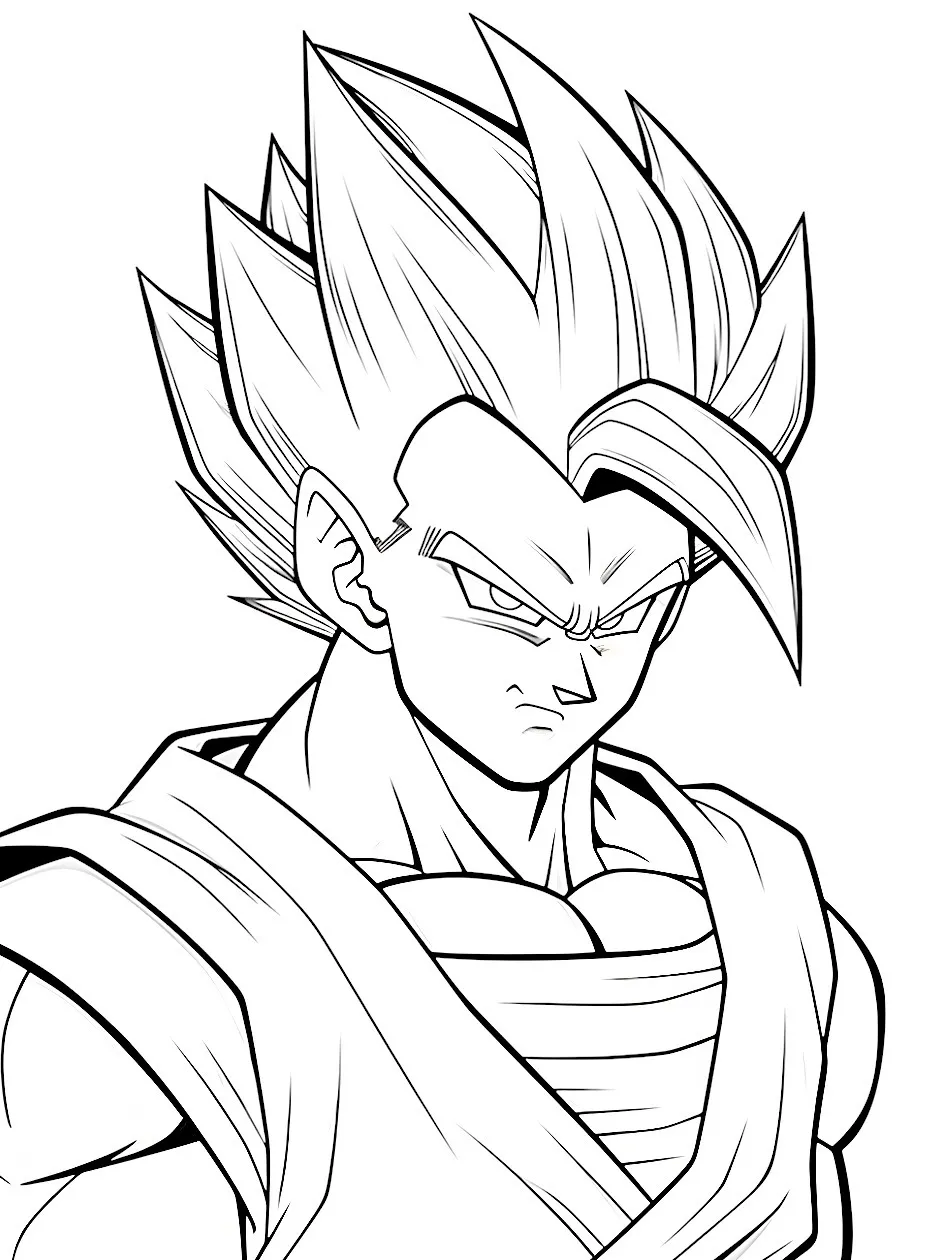 Goku Coloring page (17)