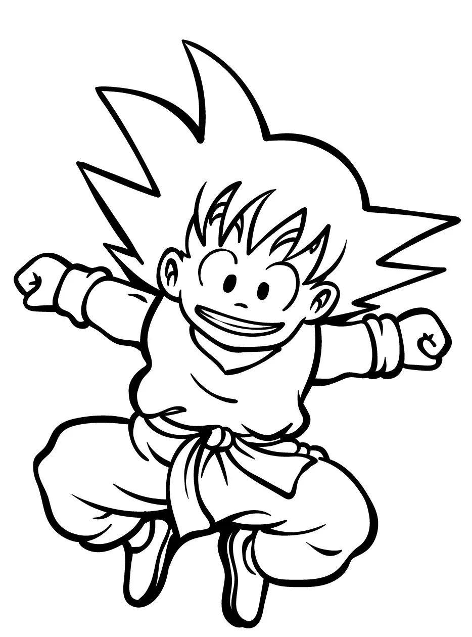 Goku Coloring page (19)