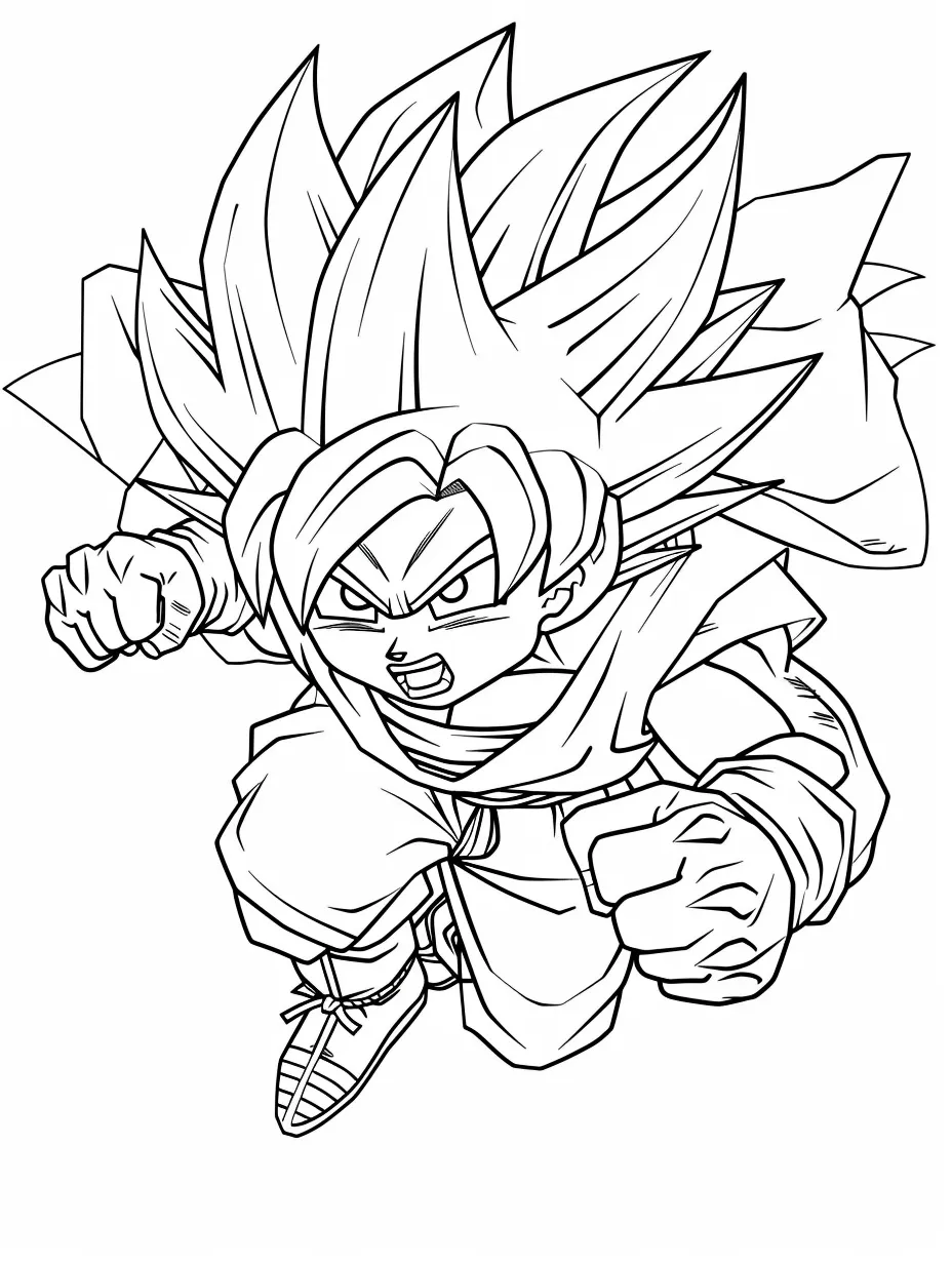 Goku Coloring page (2)