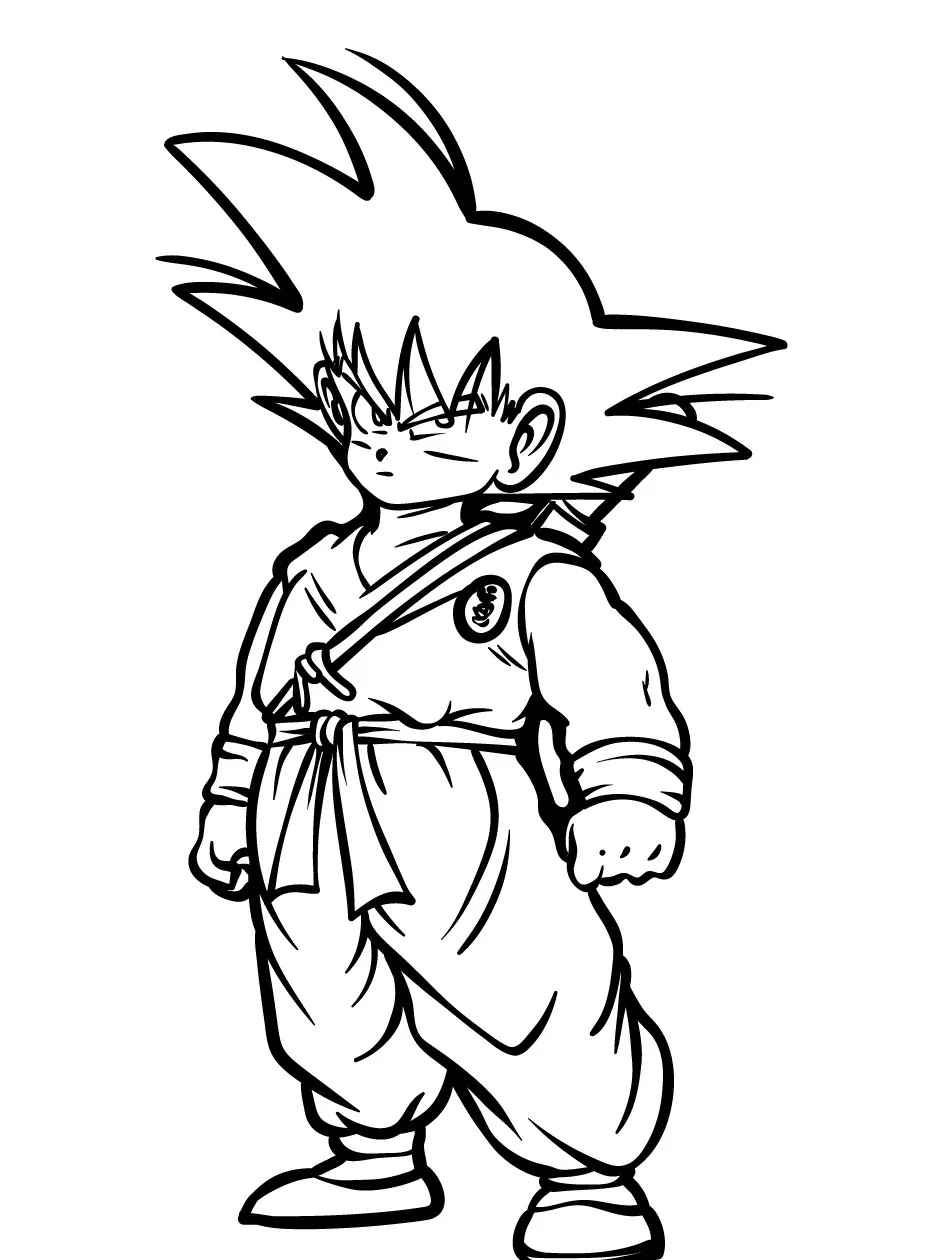 Goku Coloring page (20)