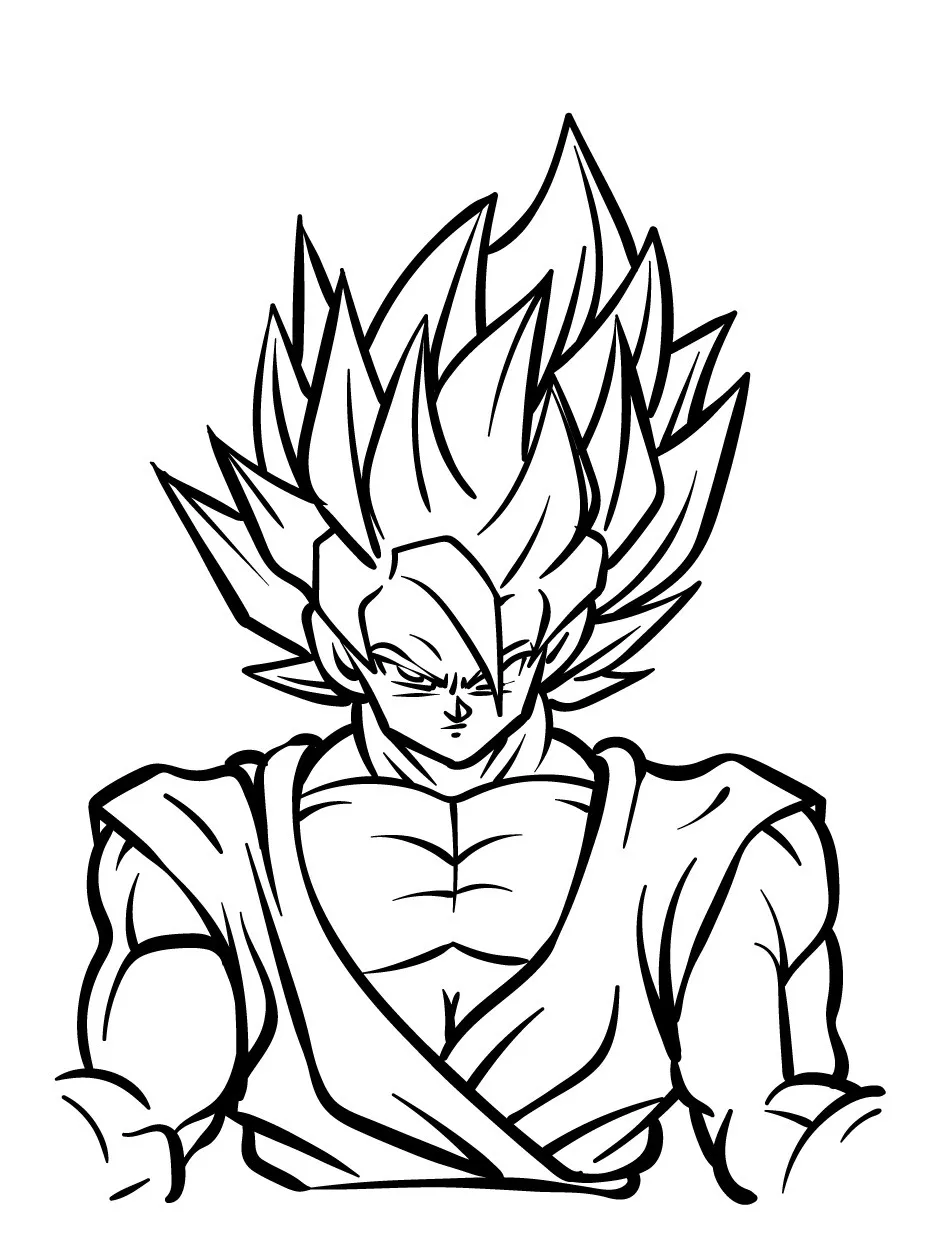 Goku Coloring page (21)