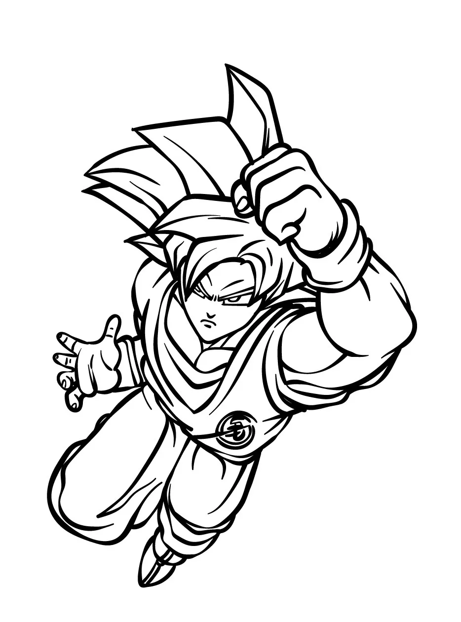 Goku Coloring page (22)