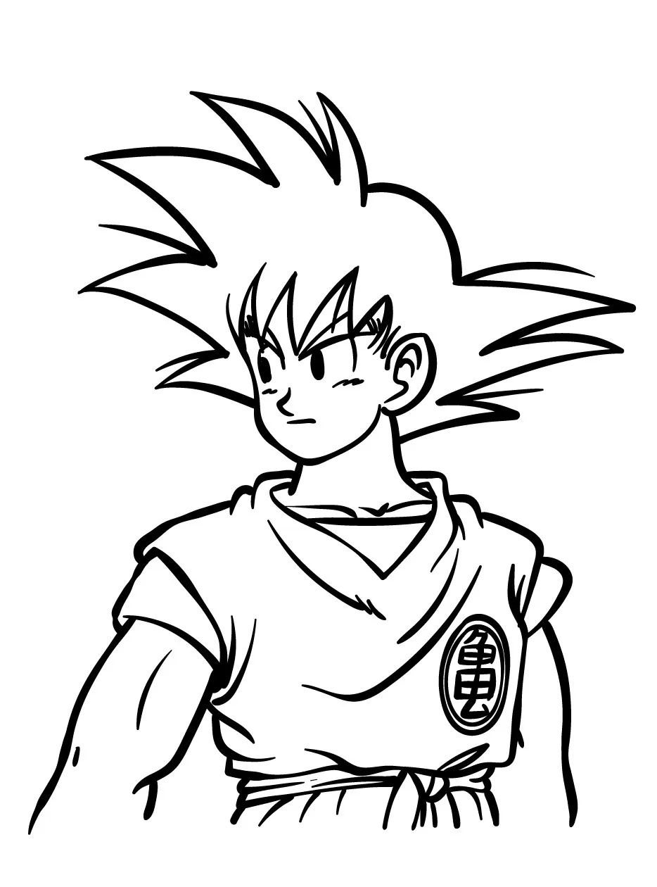 Goku Coloring page (24)