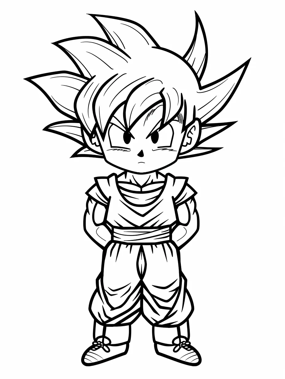 Goku Coloring page (3)