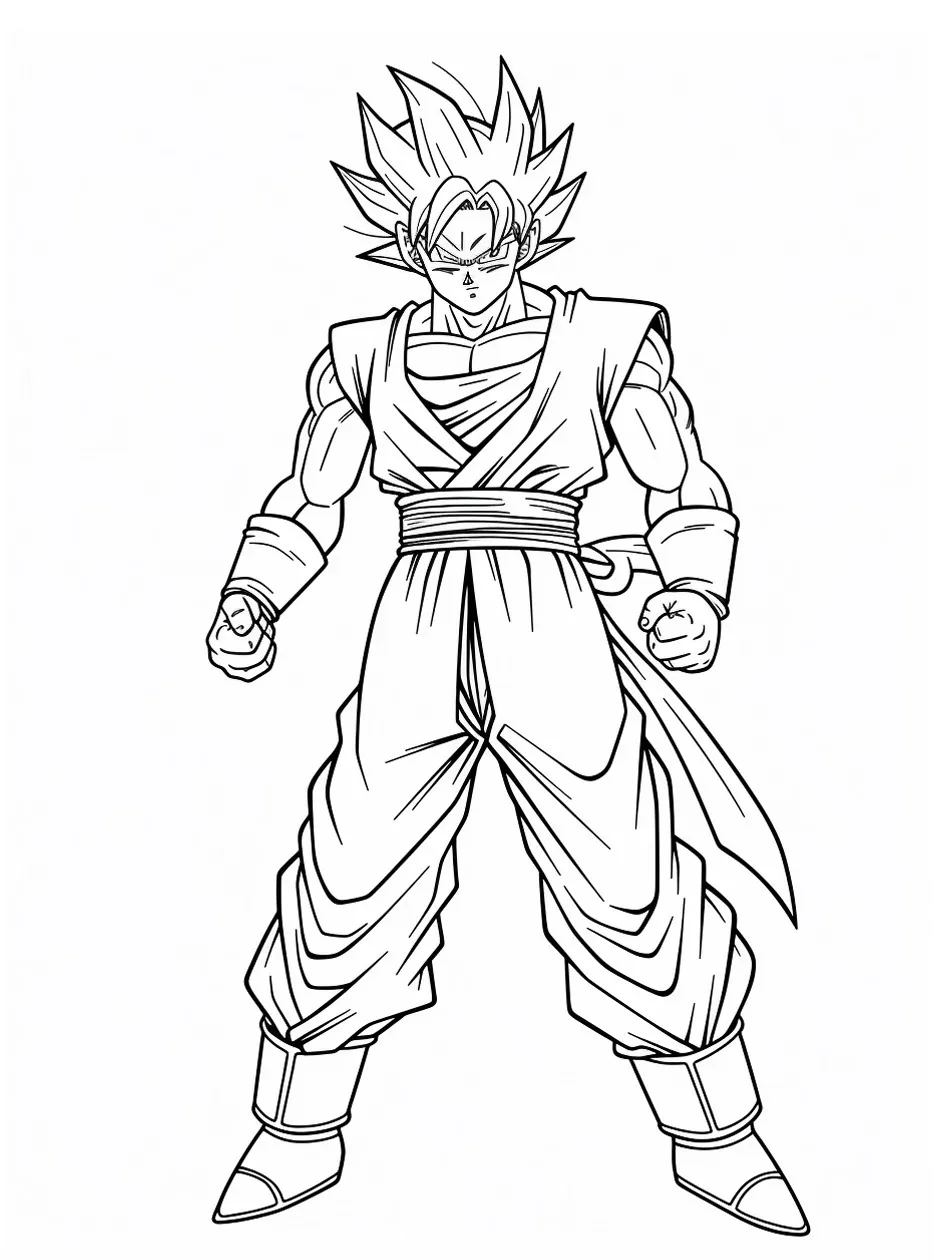 Goku Coloring page (34)