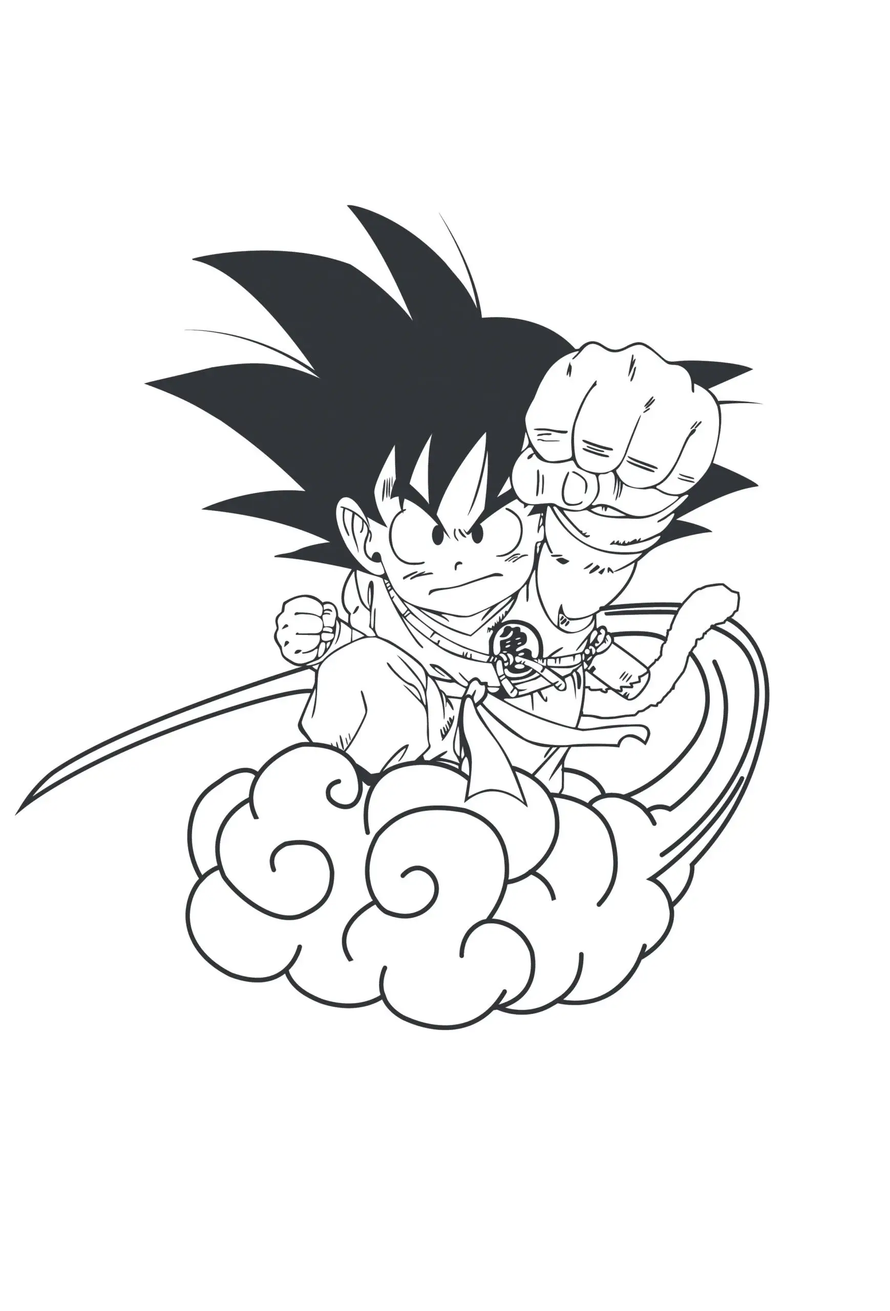 Goku Coloring page (38)