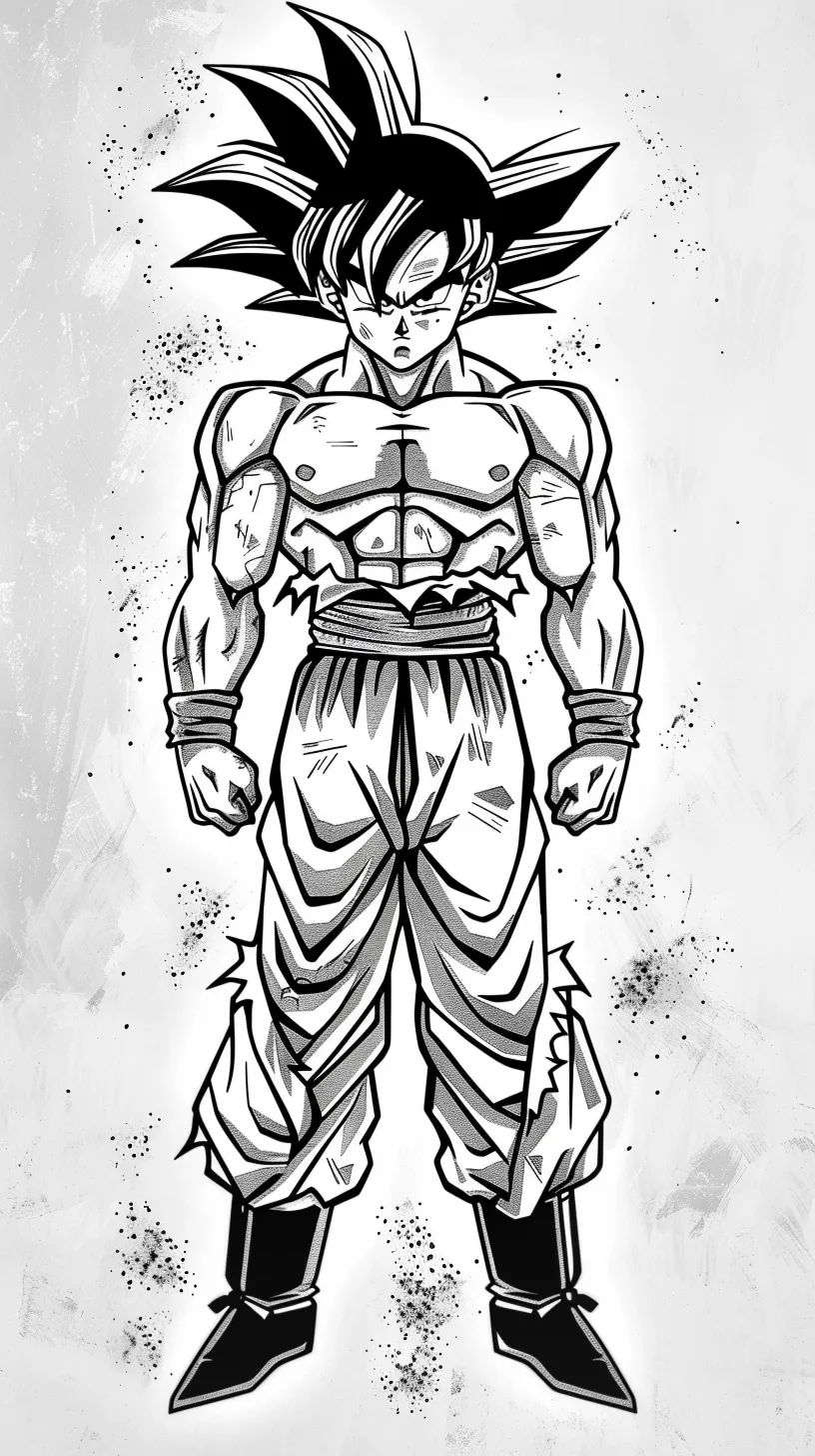 Goku Coloring page (5)