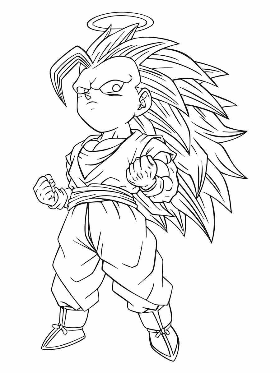 Goku coloring pages (10)