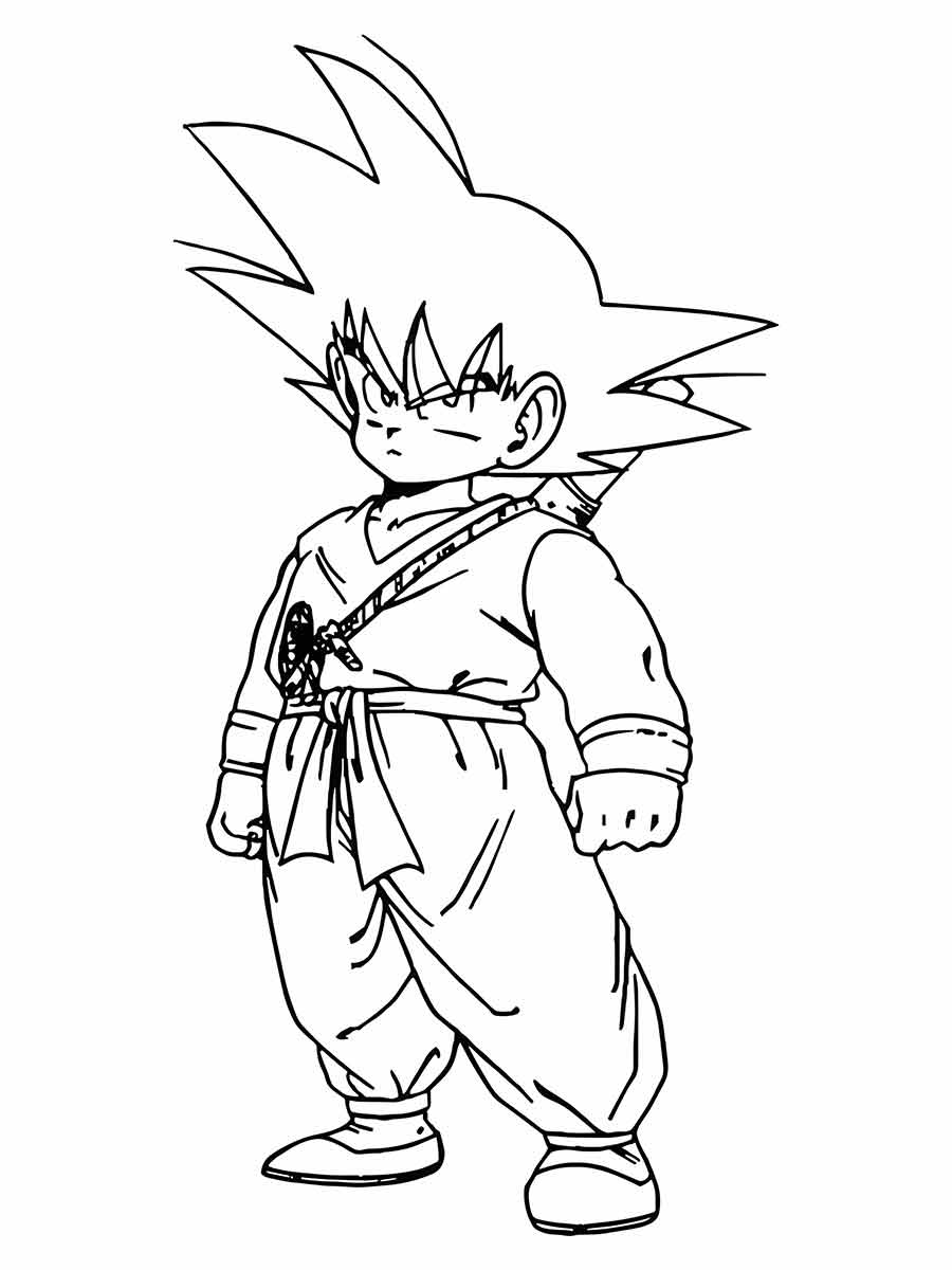 Goku coloring pages (11)