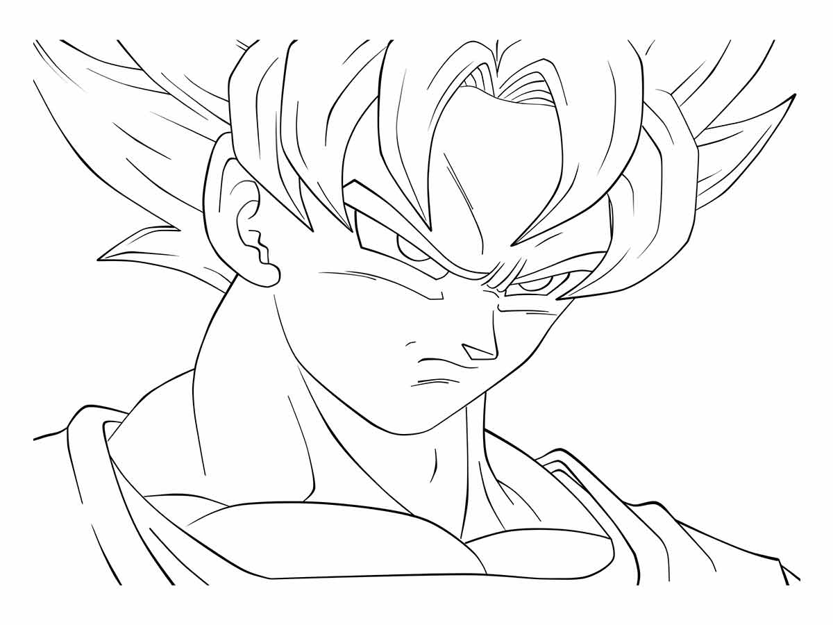 Goku coloring pages (12)