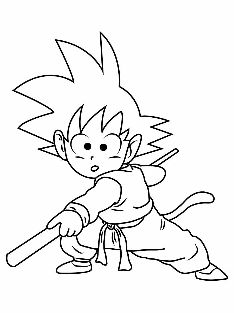 Goku coloring pages (14)