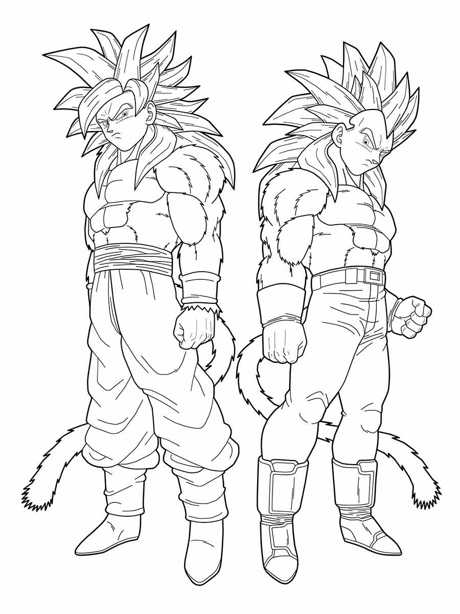 Goku coloring pages (17)