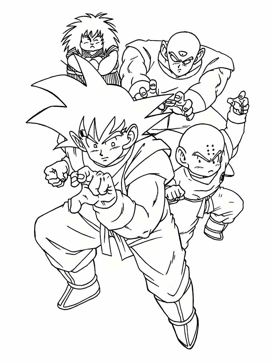 Goku coloring pages (18)