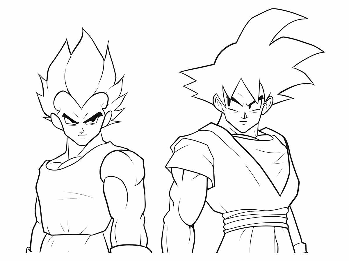 Goku coloring pages (19)