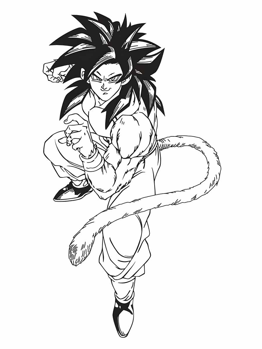 Goku coloring pages (2)