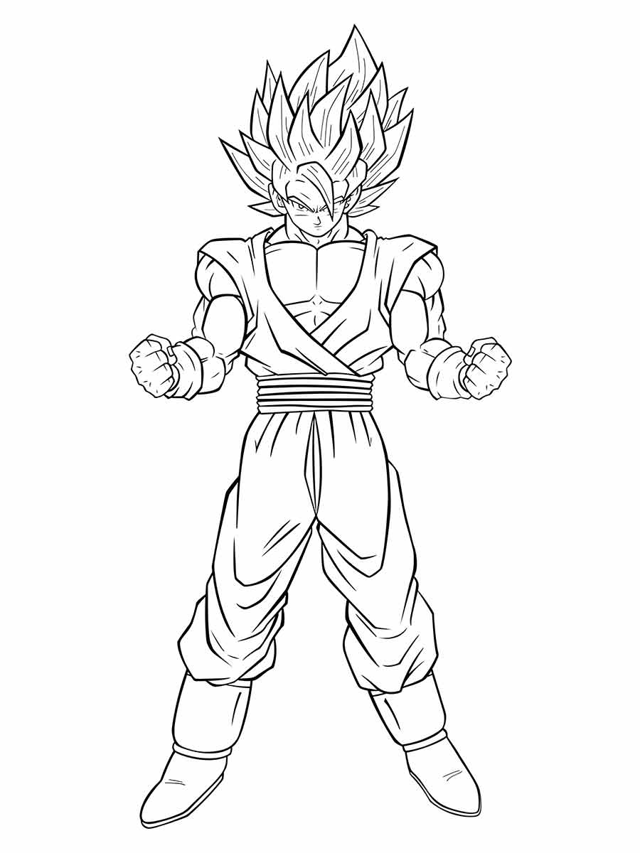 Goku coloring pages (21)