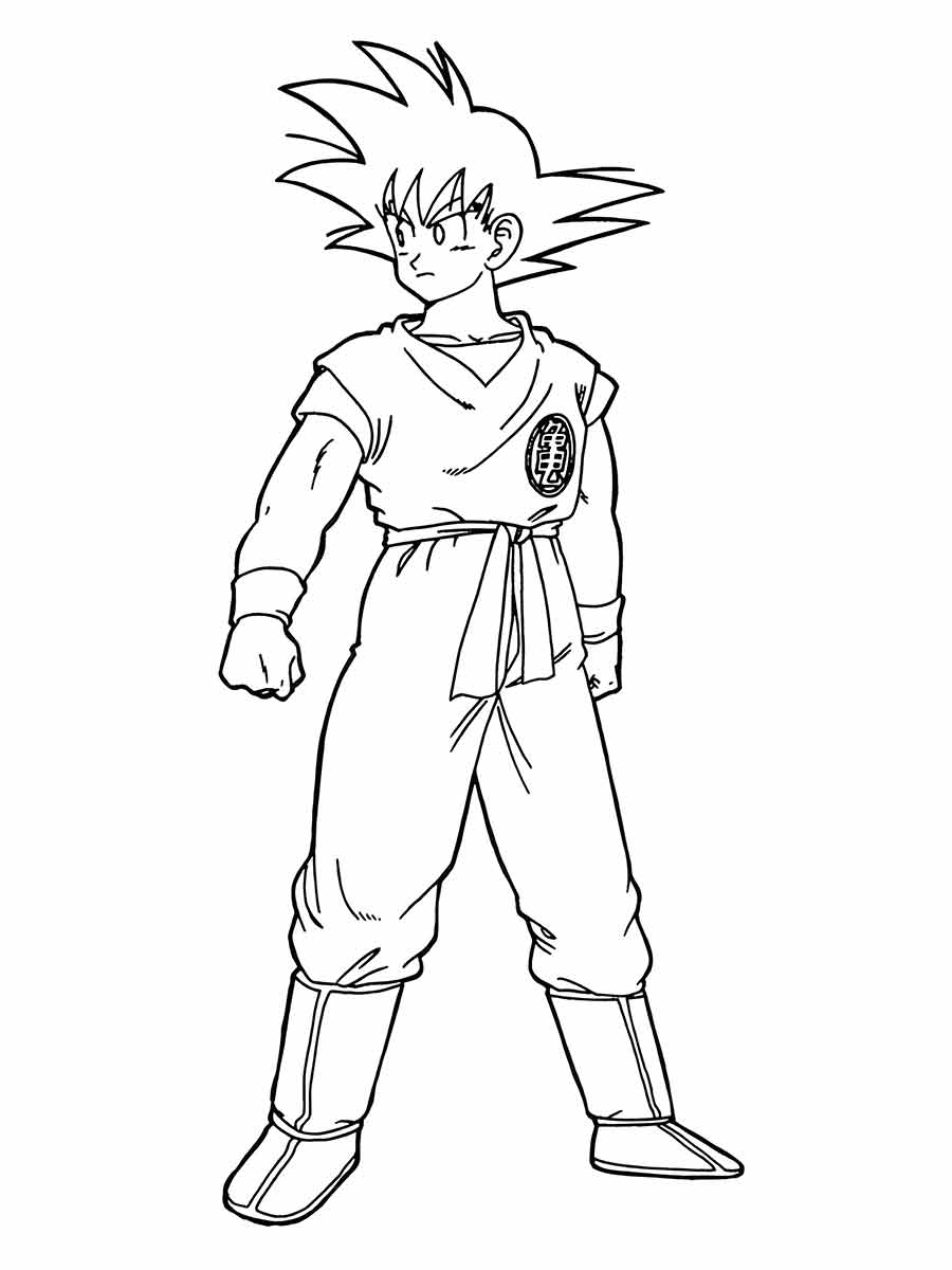 Goku coloring pages (24)