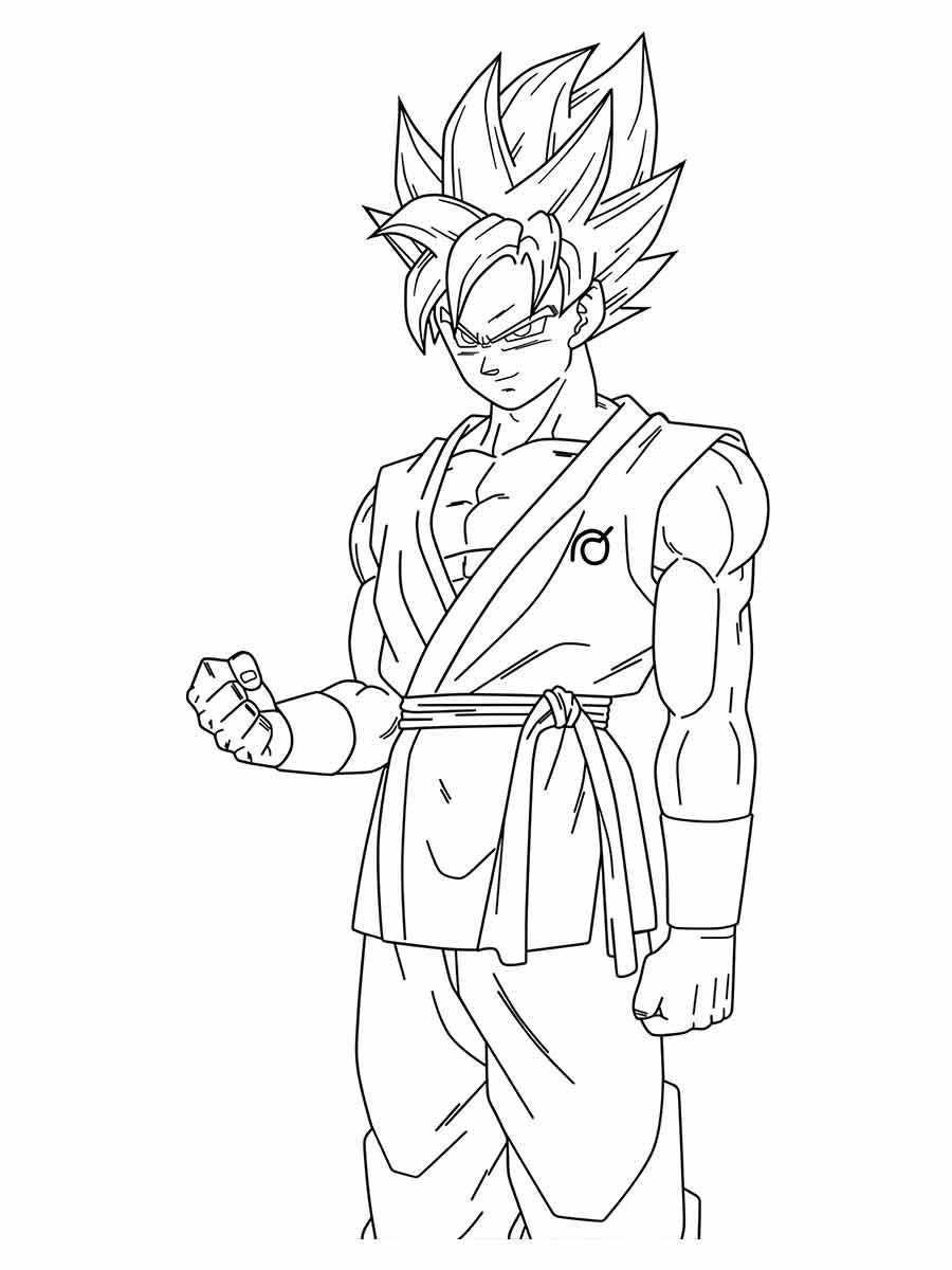 Goku coloring pages (26)