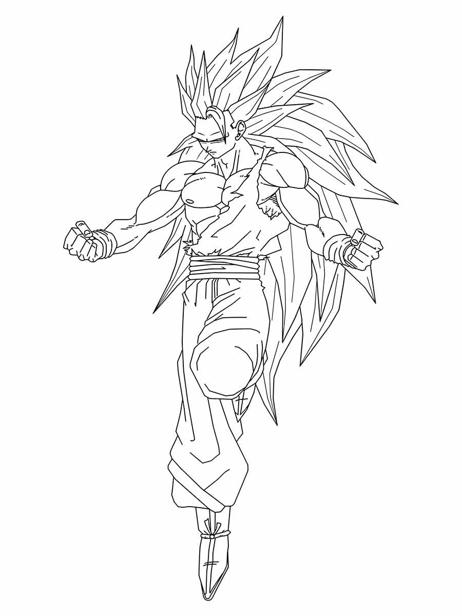 Goku coloring pages (27)