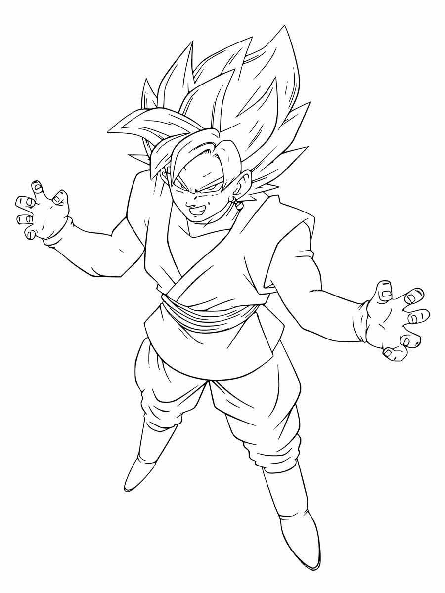 Goku coloring pages (28)