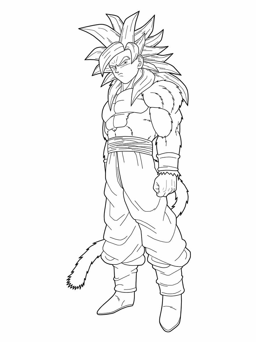 Goku coloring pages (29)