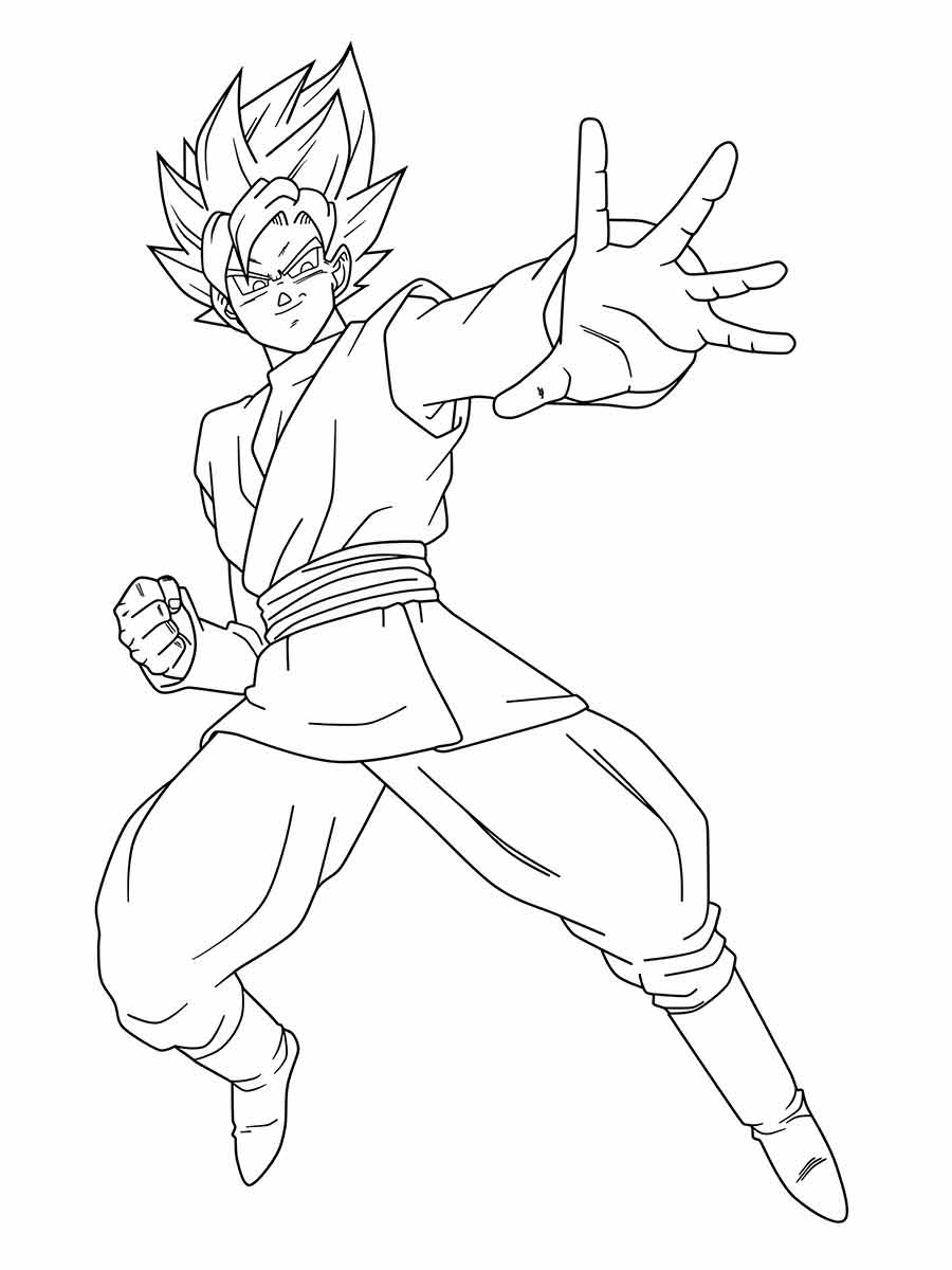 Goku coloring pages (30)