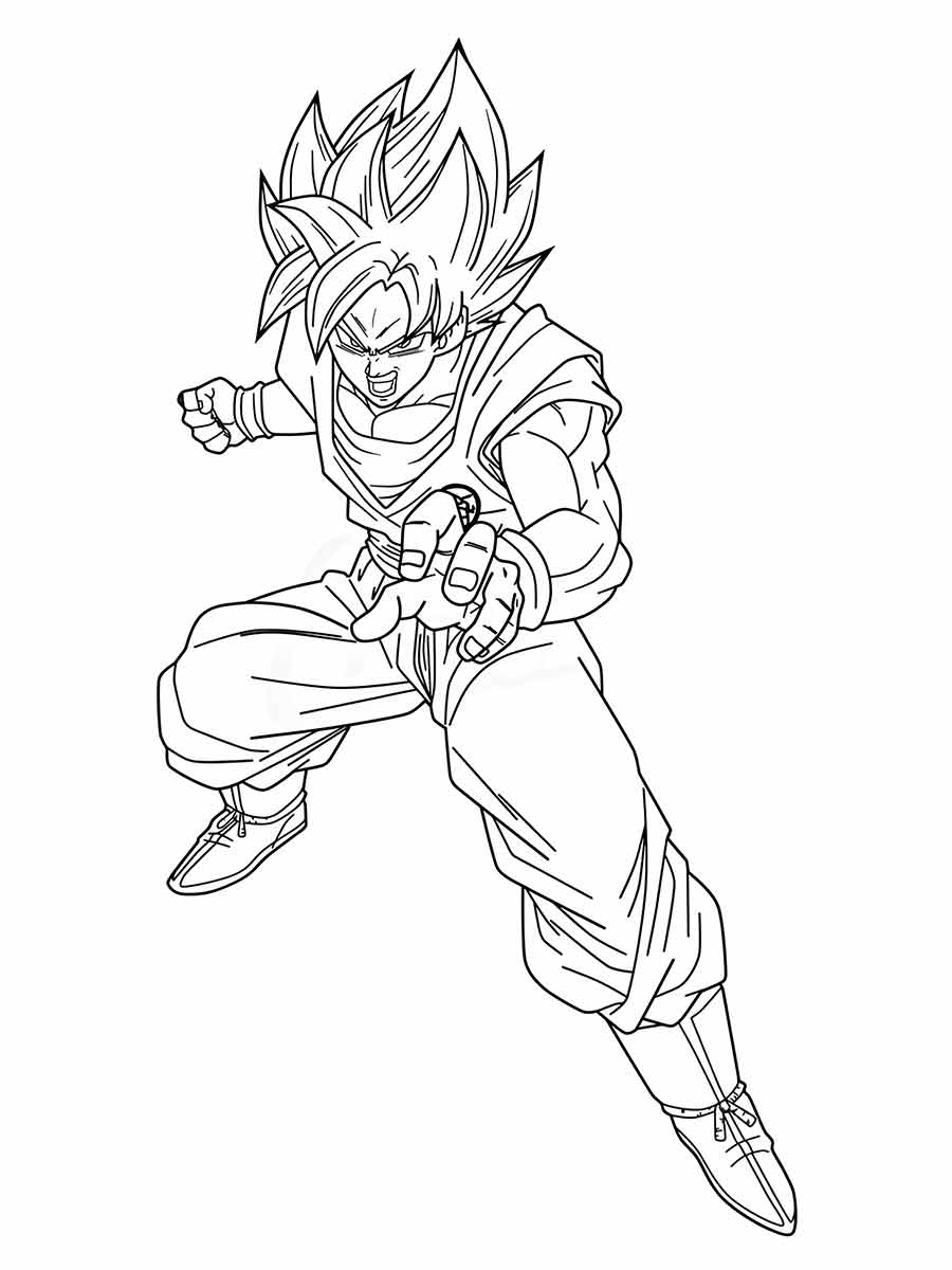 Goku coloring pages (31)