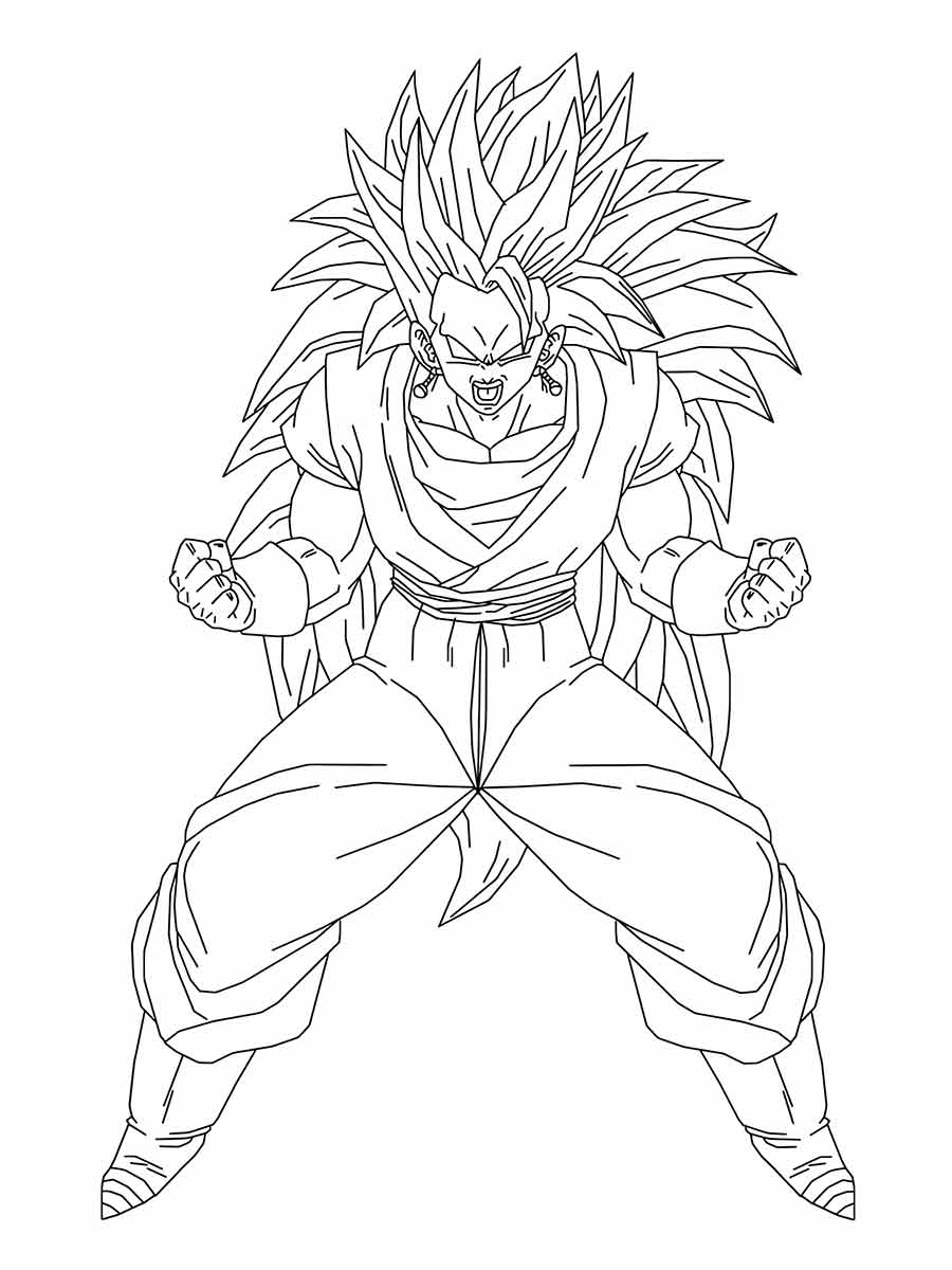 Goku coloring pages (32)