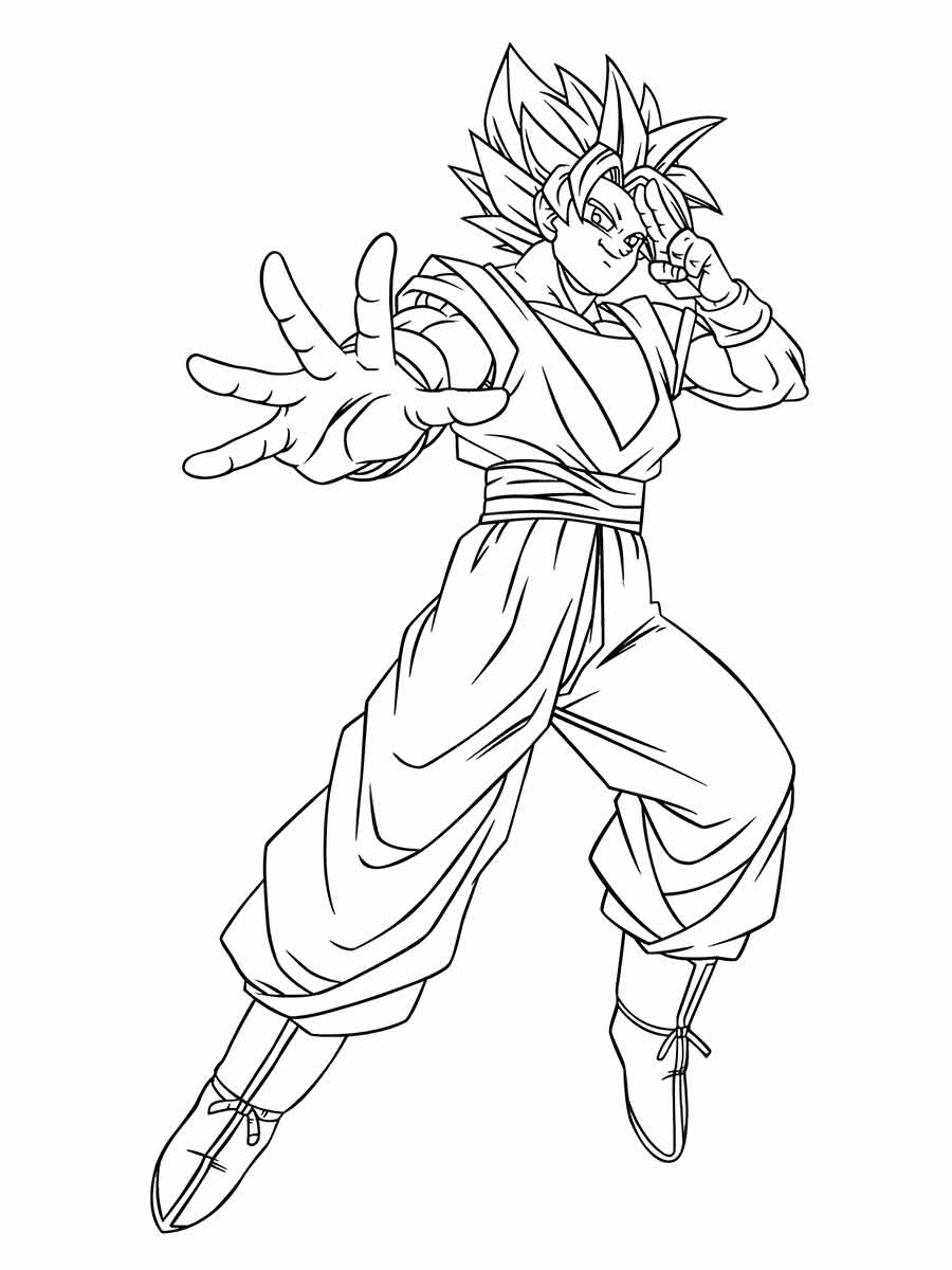 Goku coloring pages (33)