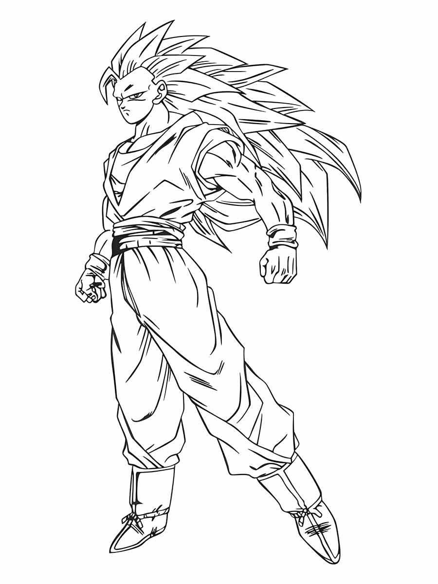 Goku coloring pages (34)