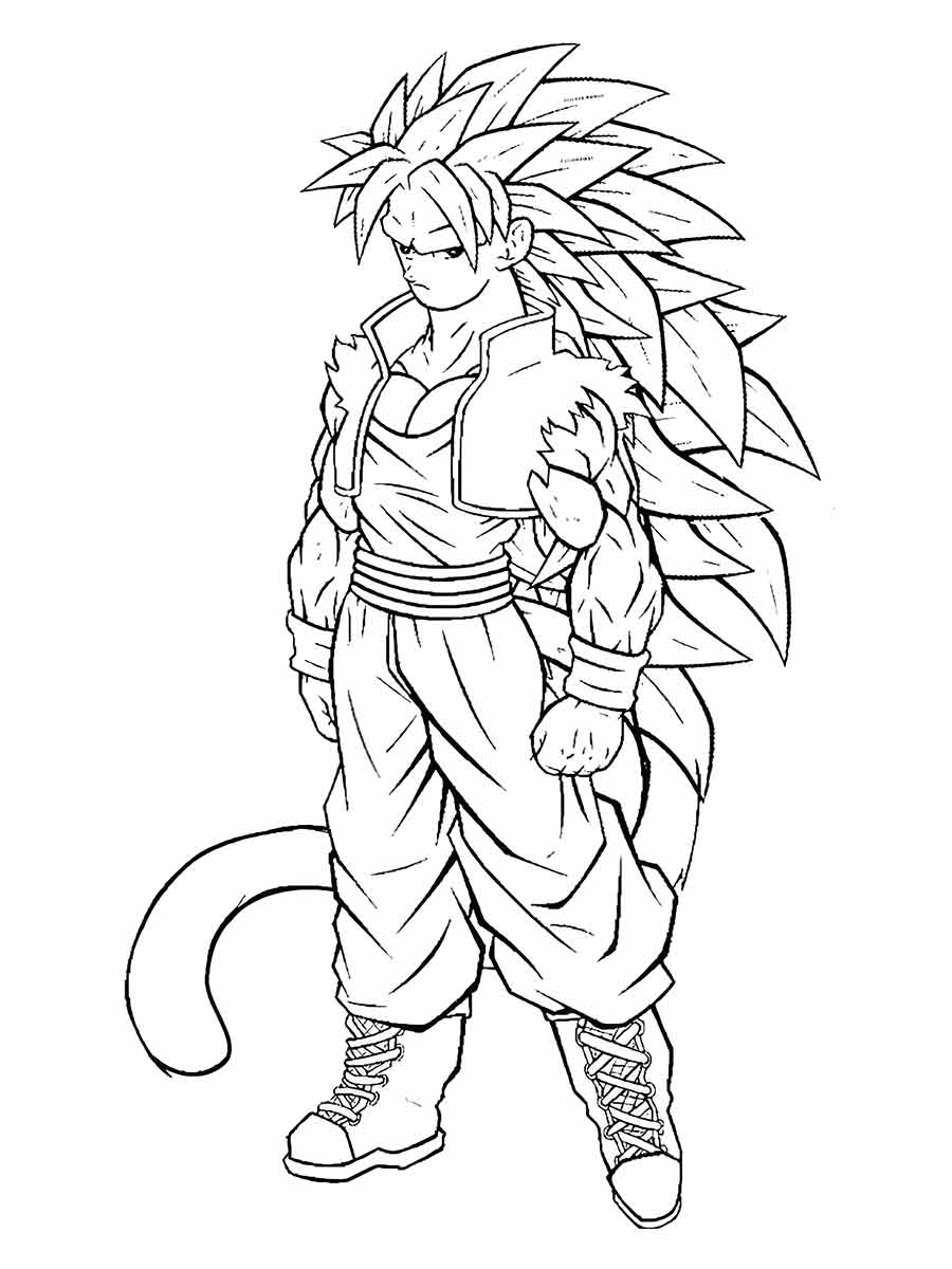 Goku coloring pages (36)